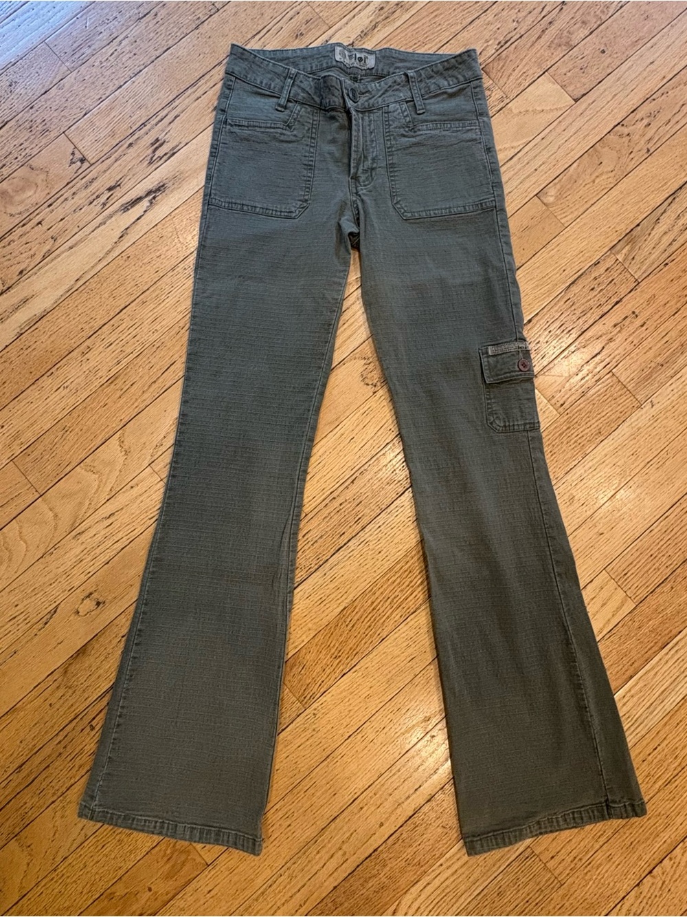 Y2K vintage L.E.I. Utility low rise Flared Jeans